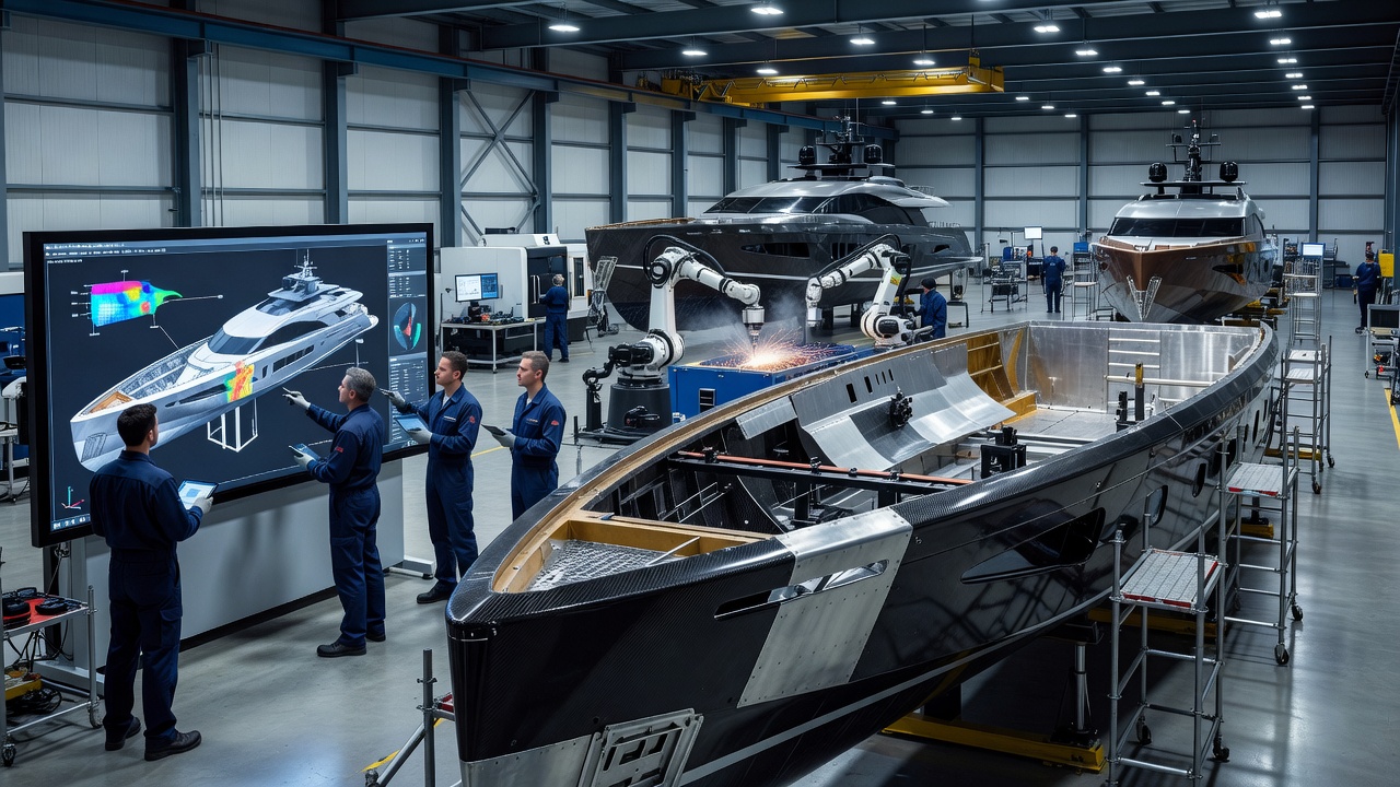 Aerospace CAD Modeling in Yacht Fabrication